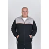 Panda4U Muški duks sa kragnom i zipom, Sivi