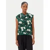 French Connection Bluza 72YBJ 30 Zelena Regular Fit