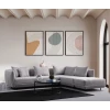 Atelier del Sofa Ugaona garnitura Floransa, 310x265 cm, Svetlo-siva