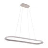 LED luster na sajli CASHMERE LED/80W/230V 30x100 cm bela