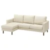 SALTSJÖBADEN Sofa trosed s lenjivcem, Vittangi svelobež/bela