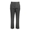 PATRIZIA PEPE BLACK WOMEN'S TROUSERS