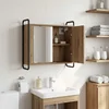 vidaXL Viseca kopalniška omarica Artisan hrast 64 x 20 x 56,5 cm