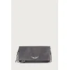 Zadig&Voltaire crossbody torbica ženska semišasta