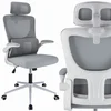 shumee Ergonomski fotelj ZEO - siv