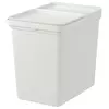 HALLBAR Kanta s poklopcem, svetlosiva, 22 l