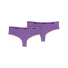 Womens Pumas Brazilian 2 Pack, Purple, Size 1, Clothing