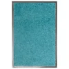 Vidaxl Pralni predpražnik cyan moder 40x60 cm