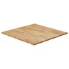 Četvrtasta stolna ploča smeđa 90x90x1,5 cm tretirana hrastovina