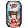 SANTORO Pernica puna ovalna 1zip 1preklop Little Mushroom Gorjuss 1046GJ23
