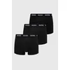 Bokserice Hugo Boss Logo-Waistband Trunks 3-Pack Black M