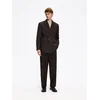 Reserved - Wide leg pantalone na crtu