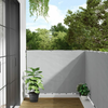 Balkonski zaslon za privatnost sivi 400 x 120 cm PVC