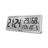 ELDONEX ECL-1110-SL - Digitalni zidni sat TimeCheck 4xAA, srebrne boje
