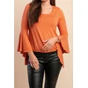 Elegantna bluza, oranžna