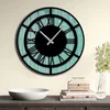 Opviq MDF Zidni sat 50cm Šareni