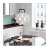 ByRydens 4200440-5002 - Luster na sajli GROSS 8xG9/4W/230V bela