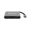 FOWLER MINI, USB-C Multiport Adapter, USB-C to USB-C(PD2.0)/USB3.0/HDMI, M/F, Cable 11 cm