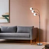 Aberto Design Podna lampa Badi 3, 170 cm, E27, IP20, Crna