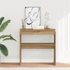 Konzolni stol Artisan hrast 80x30x80 cm konstruirano drvo