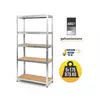 SmartStorage Polica metal medijapan 180x90x40cm