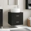 Umivaonik s policom Crni hrast 49,5 x 44,5 x 66 cm