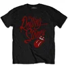 The Rolling Stones Script Logo (Soft Hand Inks) Black L Majica
