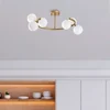 Opviq Luster Luminar-14141, 55x50x30cm, IP20, Zlatno-bele boje