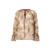 MAX&Co. Bluza EBURNEA slonovina/karamel/temno rjava