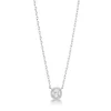 Brosway Elegantna srebrna ogrlica Fancy Infinite White FIW155