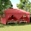 Zložljivi pop-up šotor za zabave 4 stranice bordo