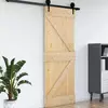 Vrata NARVIK Prirodna 70 x 210 cm Čvrsta borovina