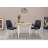 Hanah Home Set Trpezarijski sto i 2 trpezarijske stolice Vina 1048, Bijeli
