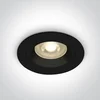 UGRADBENA SVJETILJKA 1×GU10/10W/230V CRNA