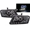 OEM Kristalni farovi Angel / Devil Eyes MITSUBISHI Pajero (2001-2006), Crni