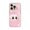 Maska za iPhone 16 Pro 6.3 La Bubu Silikonska Print Pink
