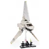 Črna podlaga iz kock za LEGO Star Wars 75302 - Imperialni raketoplan