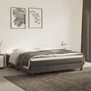 Madrac s džepičastim oprugama srednje tvrdoće tamnosivi 160x200x20cm baršunasti