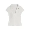 Bershka Bluza barva blata/naravno bela