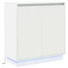 LED komoda za Bijela 71 x 34,5 x 75 cm Konstruirano drvo