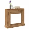 Okvir za kamin boja hrasta 100x30x87,5 cm od konstruiranog drva