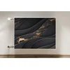 tulup.si Pokrov za radiator PVC Sivi valovi 80x60 cm