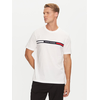 Tommy Hilfiger Majica MW0MW36498 Bela Regular Fit