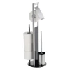 WENKO 24981800 - set za WC RAVINA 20x70 cm nerđajući čelik/srebrna