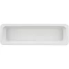 Gastro posoda 2/4, 530 x 162 mm, v = 20 mm, bela, porcelan, SCHÖNWALD