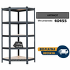 Polica UGAO 180x90x90x45cm 5x175kg antracit