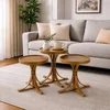 Hanah Home set od 3 umetnutih stočića Palm 3, hrast