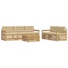 Set vanjskih sofa 6 kom. Bijela i bež