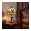Brilagi - Tiffany vitražna stona lampa JUNGLE 1xE27/60W/230V