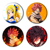 Set bedževa Anime Fairy Tail, 37 mm, 6 kom